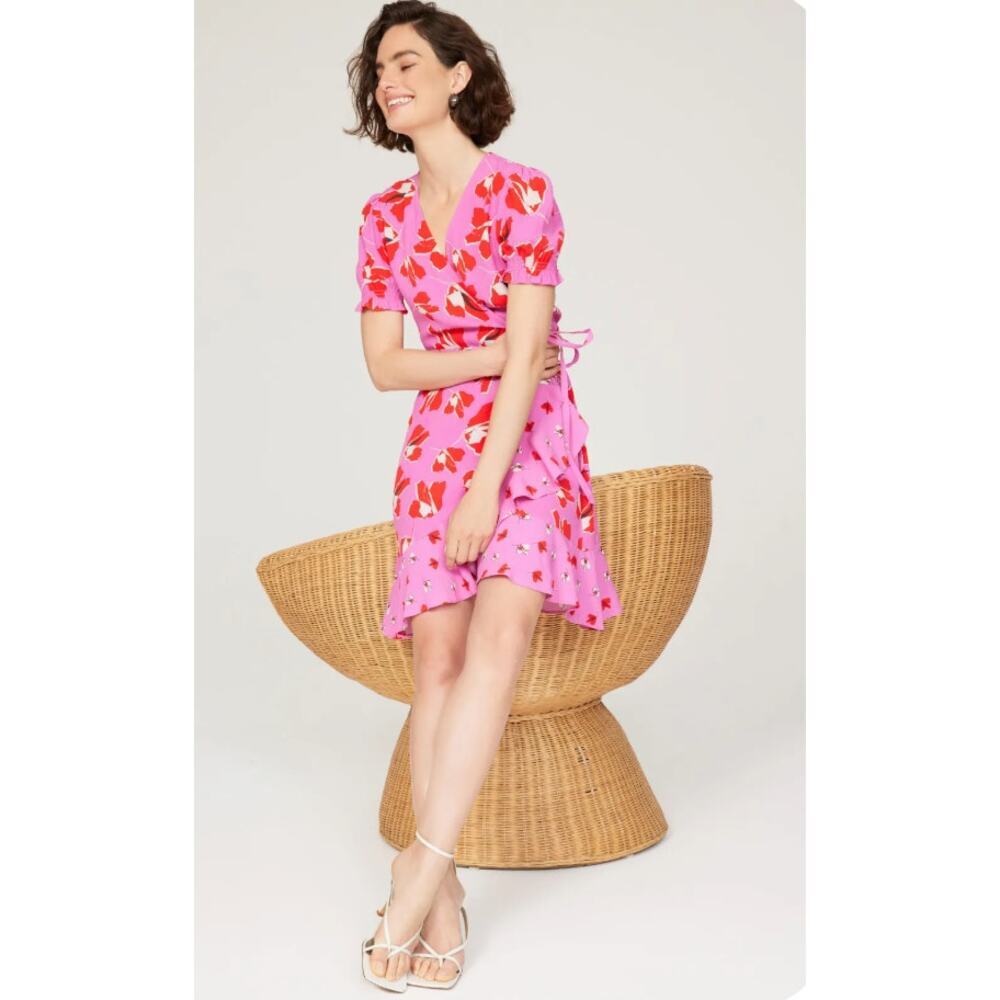 Diane von Furstenberg Emilia Mini Dress Size L